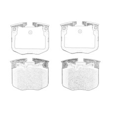 Set placute de frana Fata BMW 5 G30 F90 5 G31 6 GRAN TURISMO G32 7 G11 G12 8 G15 F92 X3 G01 F97 X4 G02 F98 X5 G05 F95 1.6-3.0D 07.15- OE BMW 34 11 6 888 457