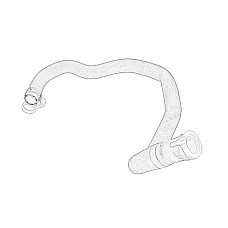 Furtun, schimbator de caldura (incalzire) Heater hose FORD C-MAX II FOCUS III FOCUS III/KOMBI TRANSIT CONNECT V408/MINIVAN 1.0 02.12- OE FORD 1889448