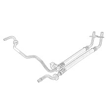 Conducta radiator ulei, cutie automata Oil cooler hose OPEL INSIGNIA A 1.4-2.8 07.08-03.17 OE OPEL 22953353