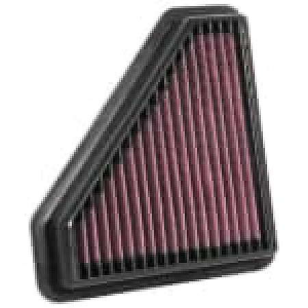 Panou de filtrare (cartus) Sports air filter - Panel Square dl.: 198mm szer.: 187mm wys.:37mm  HONDA CIVIC IX 1.4 02.12-12.16 K&amp;N FILTERS 33-3124