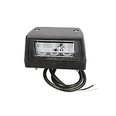 Iluminare numar de circulatie Lampa numar inmatriculare LED 12/24V culoare: negru 55x57x102mm  TRUCKLIGHT SM-UN105