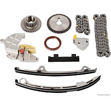 Chit lant de distributie Timing set chain + elements NISSAN PRIMERA TEANA I X-TRAIL 2.0/2.5 07.01- HERTH+BUSS JAKOPARTS J1191023