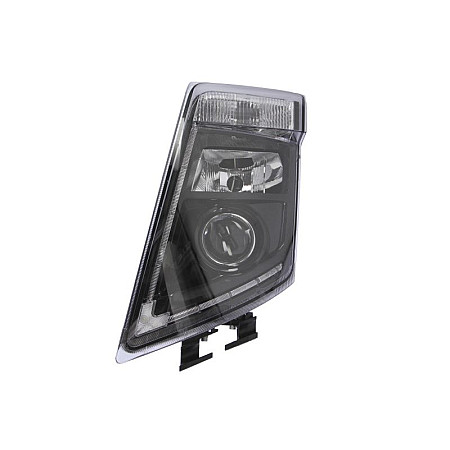 Far Lampa frontala Stanga 2*LED/H7/PY21W manual fara motoras baza neagra VOLVO FH FH16 FM FM II 09.05- GIANT 131-VT16311UL