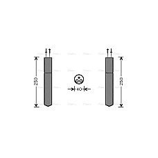 Uscator,aer conditionat Air conditioning drier  CHRYSLER 300C DODGE CALIBER JEEP COMPASS PATRIOT LANCIA THEMA 2.1D-6.4 09.04- AVA COOLING TOD415 AVA