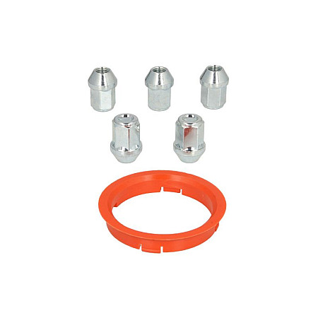 Trusa de montare a jantei de aliaj Fitting kit FZ25 74.1-66.6 N D6 60 cone M12x15 1 kit / 1 wheel - 5 holes ITWHEELS ITW49014