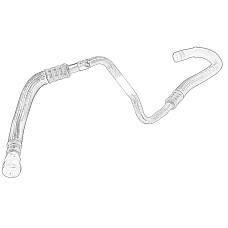 Furtun hidraulic, sistem de directie Furtun vacuum rezervor / pompa FIAT DUCATO 2.3D 07.06- OE FIAT 1357425080