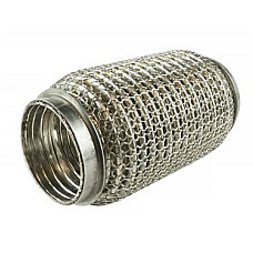 Tub flexibil sistem de esapament Muffler reinforced flexible tube inner diameter: 51mm length of part: 100mm AUDI A4 B5 A4 B6 A6 C5 OPEL CORSA B RENAULT MEGANE II VW GOLF IV PASSAT B5 1.0-2.4 11.94-02.08 FMIC EXH-CON-STR-51-100