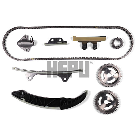 Chit lant de distributie Timing set chain + sprocket HYUNDAI I10 I I20 I KIA PICANTO II RIO III 1.2-1.2LPG 09.08-12.17 HEPU HEP21-0589