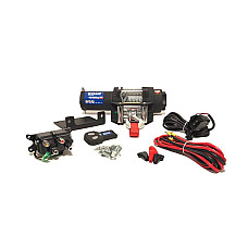 Troliu ATV ATV and quad winches BST 4500lbs towed weight 2041kg 25HP voltage 12V reduction 198:1 rope type steel 145m brake type automatic HUSAR WINCH BSTS4500LBS