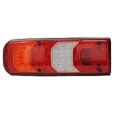 Stop spate Rear lamp L LED 24V with plate lighting  MERCEDES ACTROS MP4 / MP5 07.11- SERTPLAS 0393LLLED76