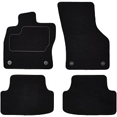 Covoras podea textil Floor mats Velours 4 pcs front/rear set colour neagra AUDI A3 VW GOLF VII 08.12- Saloon MAMMOOTH MMT A041 VW200 PRM 01