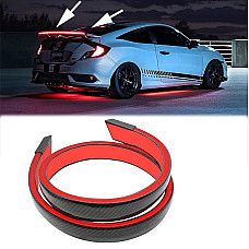 Eleron auto cu lampa stop frana suplimentara pentru autoturisme, 12V, 120cm, Carbon