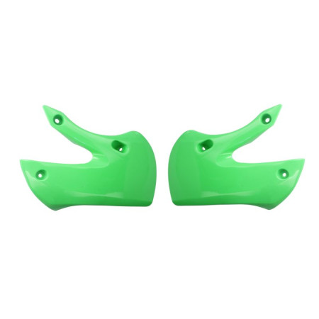 Kituri de plastic Radiator covers colour Green KAWASAKI KLX KX 65/110 2000-2023 CEMOTO 8429300017 CEM