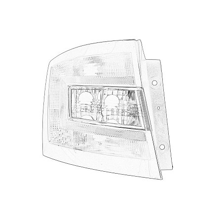 Stop spate Lampa spate Stanga  SKODA FABIA III 08.14- OE SKODA 6V9 945 111