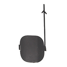 Capac carlig remorcare Conectarea dopului de limba Fata negru TV se potriveste FIAT PANDA 0903 0212 BLIC 5703 05 2009921Q