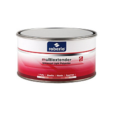 Filler caroserie ROBERLO Umplutura pentru corp umplere usoara MULTIEXTENDER 1l destinat pentru aluminiu otel zincat culoare Alb set intaritor RBS61005