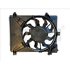 Ventilator, radiator Ventilator radiator cu carcasa HYUNDAI I10 I 1.1 12.07-12.13 TYC TYC 813-0007