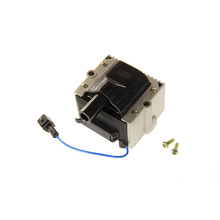 Bobina de inductie BAEQ004 cu aprindere prin bobina AUDI 80 1.6 / 20 E 100 E 2.0 2.0 A6 A8 2.8 2.0 si SEAT ALHAMBRA AROSA 10 / 14 Cordoba si IBIZA TOLEDO OCTAVIA 1.6 si VW Caddy II 1.4 si / 1.6 si GOLF II MAGNETI MARELLI 060717004012