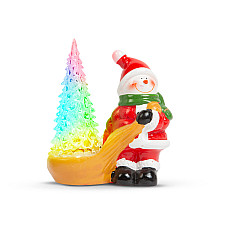 Decor de Crciun LED RGB - om de zpad - 13 x 7 x 15 cm