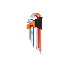 Set scule Set of key wrenches 9pcs profile: hex hEX size: 1.5 2 2.5 3 4 5 6 8 BETA BE96BP-CL/SC9