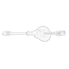 Arbore directie Steering system shaft AUDI Q5 2.0-3.2 11.08-05.17 OE VW 8R1 419 753H