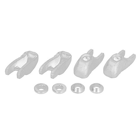 Suport injector Set furca injector M8x16x57 bolt/surub nuci saibe set pentru 4 injectoare ALFA ROMEO GIULIETTA FIAT 500L BRAVO II DOBLO DOBLO CARGO DUCATO FREEMONT 1.3D-2.0D 11.06- OE FIAT 55270467