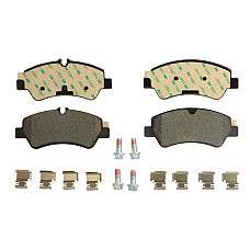 Set placute de frana Spate cu suruburi de ghidare a etrierului de frana FORD TOURNEO CUSTOM V362 TRANSIT CUSTOM V362 TRANSIT V363 FORD USA TRANSIT-150 TRANSIT-250 1.0H-3.7 04.12- BRECK 25603 00 703 00