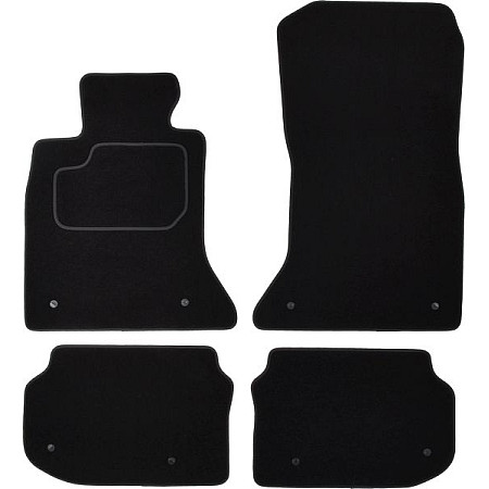 Covoras podea textil Floor mats Velours 4 pcs front/rear set colour neagra BMW 5 F10 06.09-10.16 Saloon MAMMOOTH MMT A041 BM180 PRM 01
