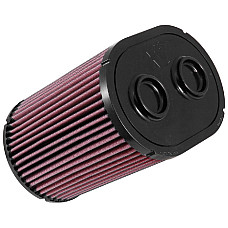 Panou de filtrare (cartus) Sports air filter - Oval dl.: 235mm szer.: 165mm wys.:227mm  FORD USA F-250 SUPER DUTY F-350 SUPER DUTY 6.7D 06.10- K&amp;N FILTERS E-0644