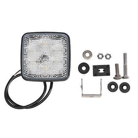 Lumina de lucru Lampa de lucru LED 12/24V 22W 1600lm numar elemente LED: 12 lungime: 104mm inaltime: 105mm adancime: 51mm basica cu functie de lumina inversa cu sirma de 05 m WESEM CRK2C.54910.00