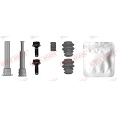 Set bucsi de ghidaj, etrier frana Kit reparare etrier Dreapta/Stanga HYUNDAI PORTER KIA CARENS III 1.6-2.5D 09.06- QUICK BRAKE QB113-0041X