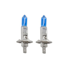 Bec, far principal Light bulb halogen 2pcs H1 Xenon Blue 12V max. 55W light colour cool white max. 6000K socket type P145S no road approval contains 2 cores M-TECH PTZXB1-DUO