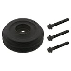 Fulie curea, arbore cotit Crankshaft pulley number of ribs: 6  CITROEN JUMPER II FIAT DUCATO FORD TOURNEO CUSTOM V362 TRANSIT TRANSIT CUSTOM V362 TRANSIT TOURNEO TRANSIT V363 PEUGEOT BOXER 2.0D-2.4D 04.06- SWAG SW50936626