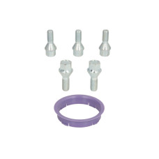 Trusa de montare a jantei de aliaj Fitting kit FZ10 63.3-60.1 B B27 60 cone M12x15 L24 1 kit / 1 wheel - 5 holes ITWHEELS ITW49073