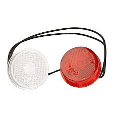 Lampa gabarit Clearance light elements insert LED 12/24V for marker lights red/white lampshade cable length: 033m WAS 639 W21.1RR-W21.10RR