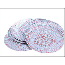 Saiba tahograf Diagrame tahograf set 100 buc 125-24/3300 CE 4K cu capacitatea de a masura viteza BORG WKR004