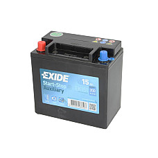 Acumulator Pornire Acumulator EXIDE 12V 15Ah/200A AGM AUXILIARY L+ borna speciala jrl subtire - jos 150x90x145 B0 aditional - auxiliar EXIDE EK151