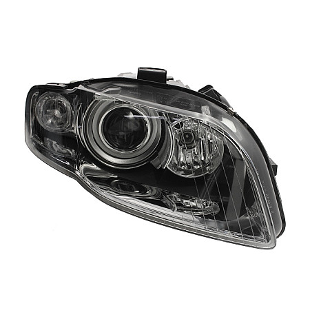 Far Lampa frontala Dreapta D1S/P21W electric cu motor culoare insert: negru/cromat culoare semnalizator: alb AUDI A4 B6 A4 B7 TYC TYC 20-11427-15-2