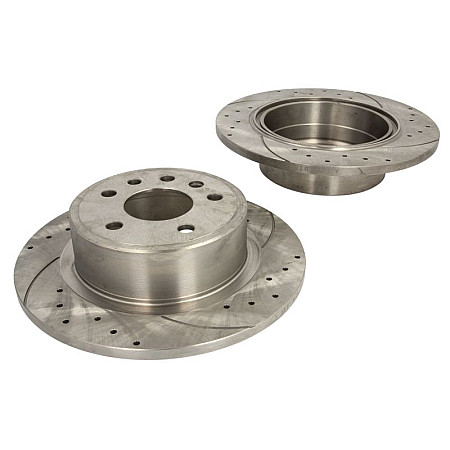 Disc frana Brake disc set 2 pcs. 2pcs SPEEDMAX Cut-Drilled  L/R outer diameter 286 mm thickness 12 mm OPEL OMEGA B 2.0-3.2 03.94-07.03 SPEEDMAX 5201-01-0332PTUOTUV