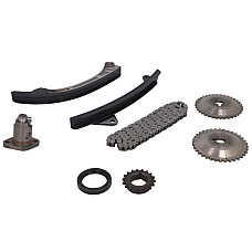 Chit lant de distributie Timing set chain + sprocket TOYOTA AURIS AVENSIS CELICA COROLLA COROLLA VERSO MR2 III RAV 4 II 1.4/1.6/1.8 08.99-09.12 HERTH+BUSS JAKOPARTS J1192001