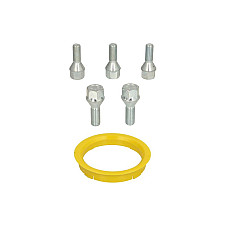 Trusa de montare a jantei de aliaj Fitting kit FZ23 74.1-65.1 B B12 60 cone M12x15 L26 1 kit / 1 wheel - 5 holes ITWHEELS ITW49024