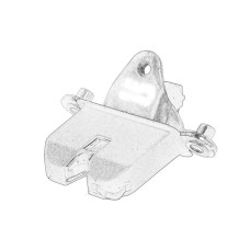 Incuietoare haion Incuietoare capota SKODA OCTAVIA II 02.04-06.13 OE SKODA 1Z5 827 501D