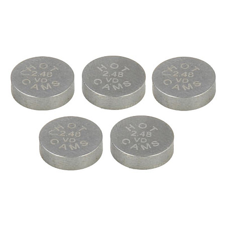 Sortiment, seibe de ajustare-joc supapa Valve plate 89mm x248mm 5 pcs KTM EXC-F FREERIDE SMR SX SX-F XC-F 250-505 2005-2013 4 RIDE PZ890248/5