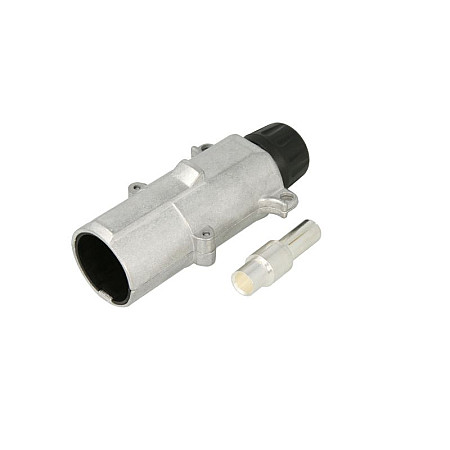 Stecher Mufa de metalica 35mm numar pini: 1 forma mufa: rotund 300A negru JAEGER 251282EJ