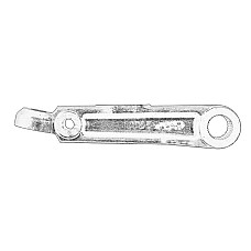 Brat, suspensie roata Bratul axei anterioare a puntii dorite Dreapta/Stanga superior IVECO DAILY OEM 93810157Z