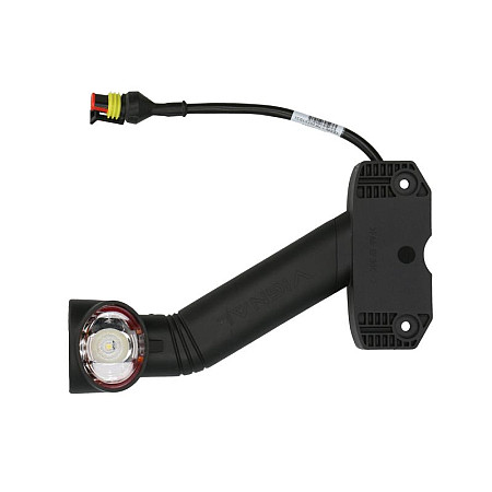 Lampa gabarit Outline marker lights L shape: oval orange/red/white surface hose length 350 on long arm 12/24V connector: SUPERSEAL 2PIN VIGNAL VALD14781