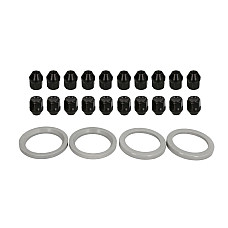 Trusa de montare a jantei de aliaj Fitting kit M 72x541 BLACK N M12x15 K21 CLOSED H29 1 kit / 4 wheels - B/N qty 20 MAK MAK 8000000207