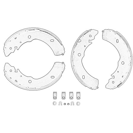 Set saboti frana Brake shoe set rear ISUZU OE ISUZU ISU8978348260