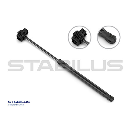 Amortizor capota Arcul cu gaz capota motor Stanga lungime maxima: 424mm sUV:1525mm OPEL ZAFIRA C AUTOUTILITARA/LIMUZINA SPAIOASA/MICROBUS 10.11- STABILUS STA645787