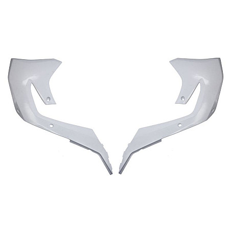 Kituri de plastic Radiator covers colour White KAWASAKI KX 250/450 2019-2023 CEMOTO 8423400006 CEM